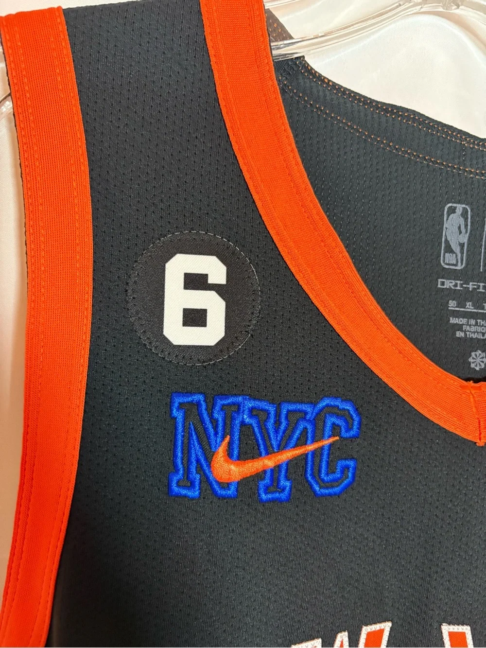 Nike Knicks #11 Brunson City Edition Team Issued Authentic Basketball Jersey 50